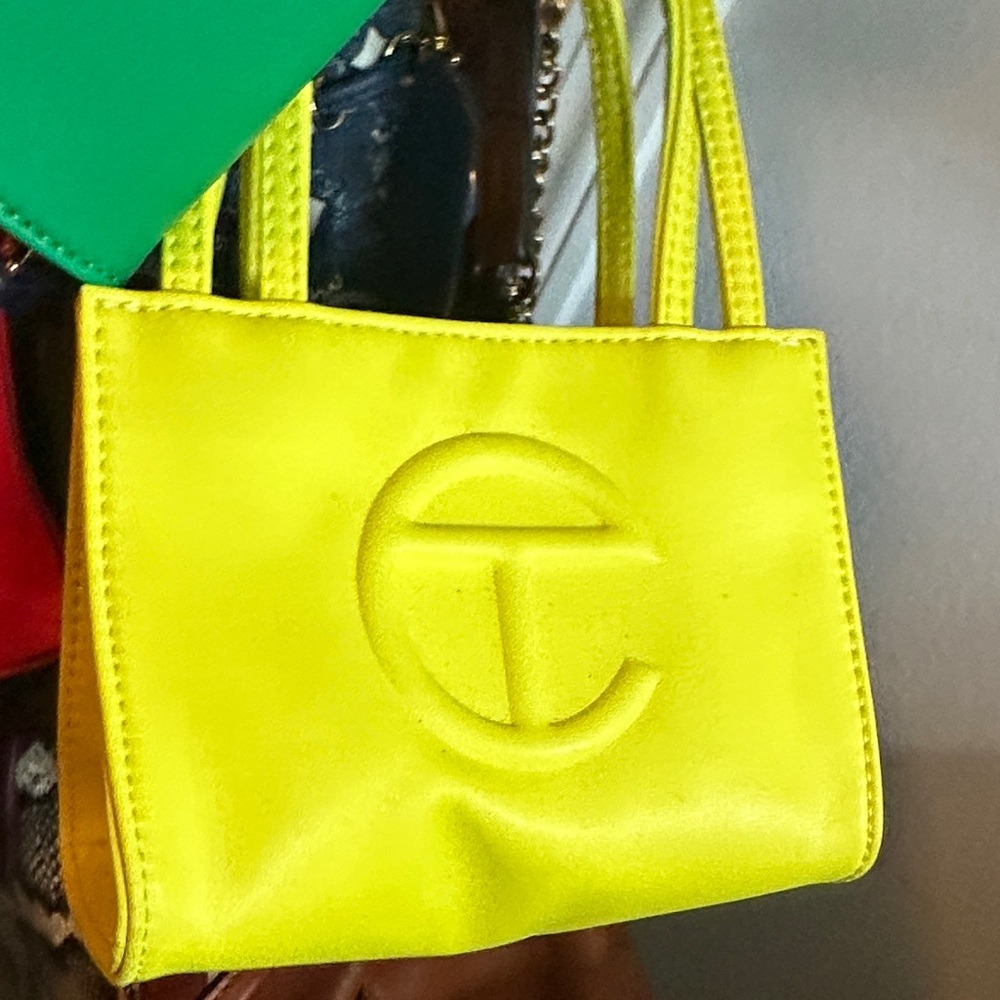 Telfar Neon Yellow Mini Bag